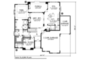Craftsman Style House Plan - 2 Beds 2.5 Baths 2016 Sq/Ft Plan #70-923 