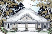 Country Style House Plan - 3 Beds 1 Baths 2104 Sq/Ft Plan #42-374 