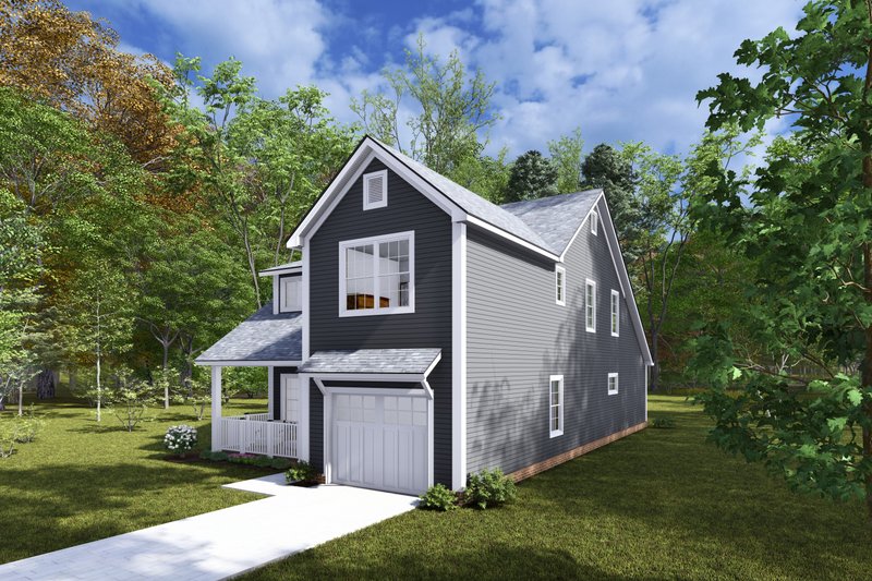 House Design - Exterior - Other Elevation for Cottage House Plan #513-2268 - 4 bed, 2.5 bath
