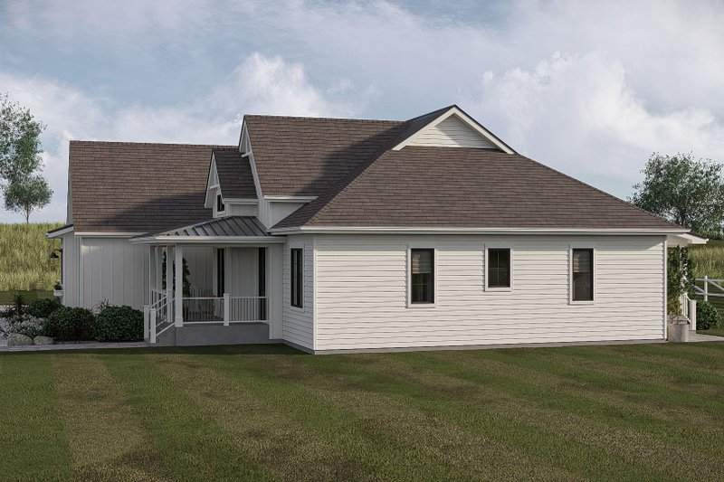 House Blueprint - Exterior - Other Elevation 1 for Farmhouse House Plan #455-745 - 3 bed, 2.5 bath
