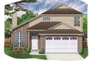 Architectural House Design - Traditional Exterior - Front Elevation Plan #84-350