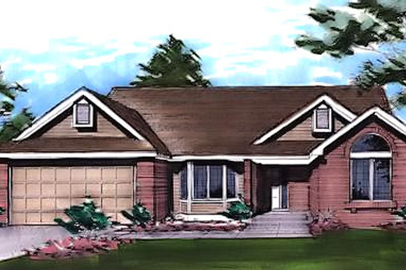 House Design - Traditional Exterior - Front Elevation Plan #320-431