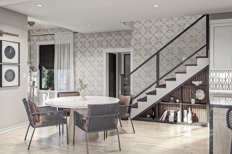 Home Plan - Interior - Dining Room 1 for Modern House Plan #455-587 - 2 bed, 2 bath
