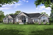 Ranch Style House Plan - 3 Beds 2.5 Baths 3459 Sq/Ft Plan #124-1115 