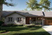 Country Style House Plan - 3 Beds 2.5 Baths 1055 Sq/Ft Plan #30-236 