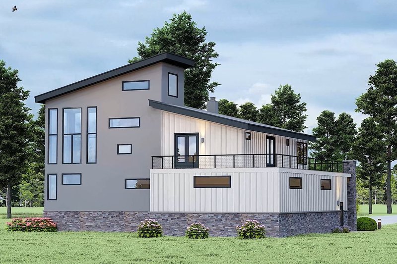 Architectural House Design - Exterior - Other Elevation 1 for Contemporary House Plan #932-1266 - 3 bed, 4 bath
