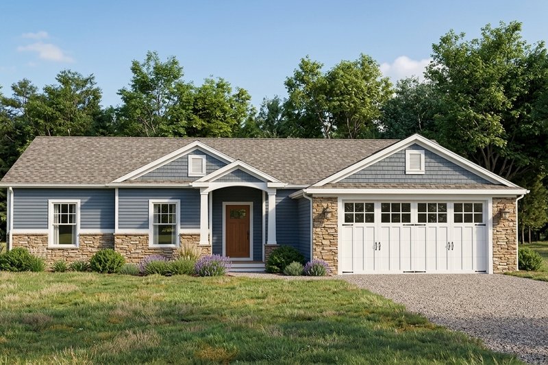 Dream House Plan - Exterior - Front Elevation 2 for Craftsman House Plan #1064-132 - 4 bed, 2.5 bath