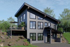 Country Exterior - Front Elevation Plan #932-380