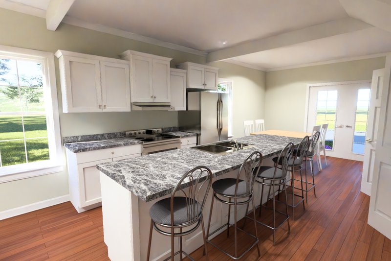 Home Plan - Interior - Kitchen for Cottage House Plan #513-2487 - 2 bed, 2.5 bath