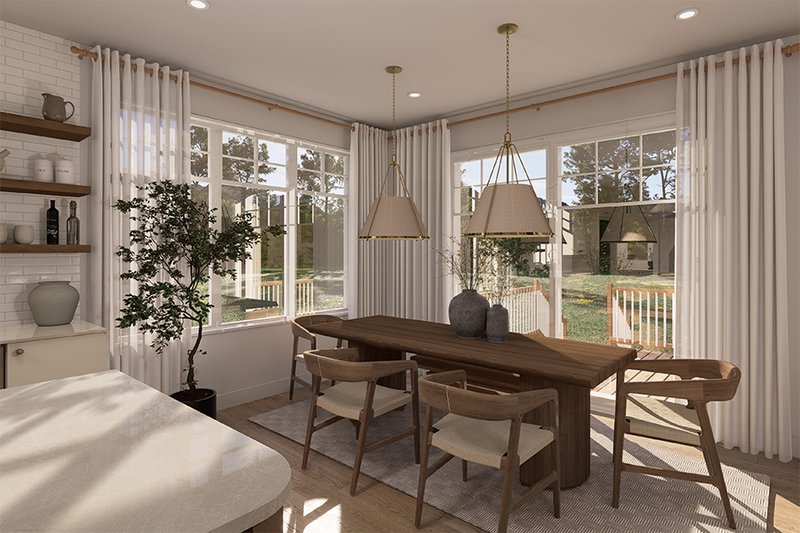 Home Plan - Interior - Dining Room 1 for Farmhouse House Plan #23-2852 - 3 bed, 1.5 bath