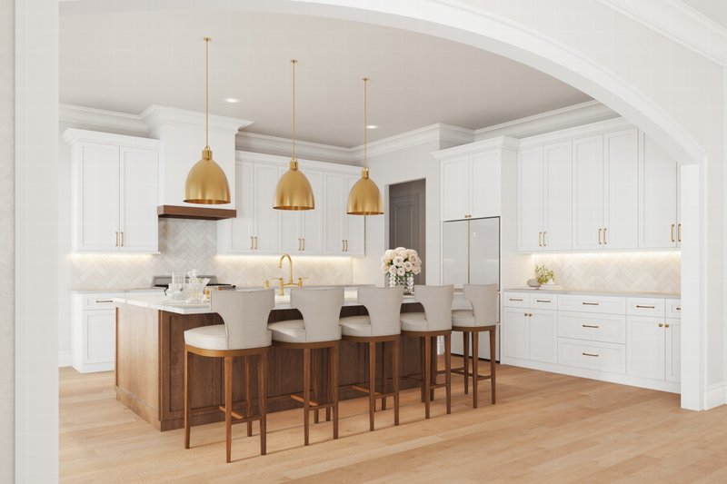 House Plan Design - Interior - Kitchen for European House Plan #1117-2 - 4 bed, 4 bath