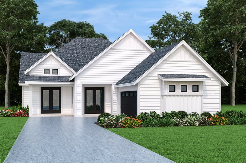 Farmhouse Style House Plan - 3 Beds 2.5 Baths 1875 Sq/Ft Plan #472-442