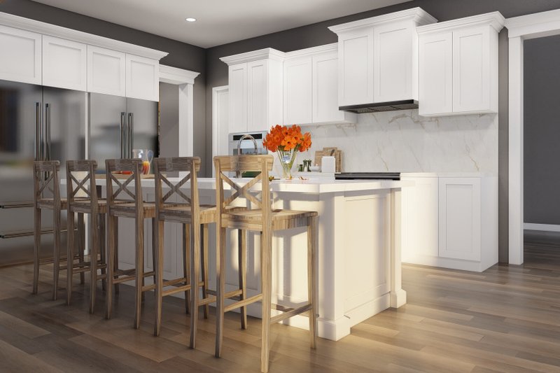 Dream House Plan - Interior - Kitchen 3 for Barndominium House Plan #923-366 - 3 bed, 3.5 bath