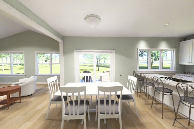 House Blueprint - Interior - Dining Room for Cottage House Plan #513-2453 - 3 bed, 2.5 bath