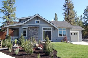 Exterior - Other Elevation for Craftsman House Plan #895-25 - 2 bed, 2 bath