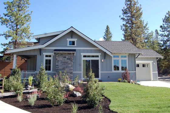 Exterior - Other Elevation for Craftsman House Plan #895-25 - 2 bed, 2 bath