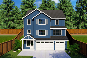 Traditional Exterior - Front Elevation Plan #569-100