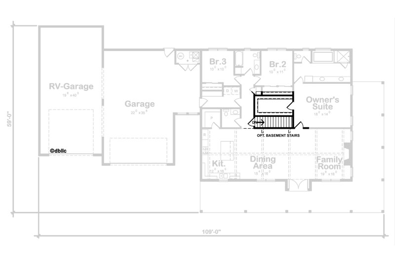 Dream House Plan - Floor Plan - Other Floor for Barndominium House Plan #20-2556 - 3 bed, 2.5 bath