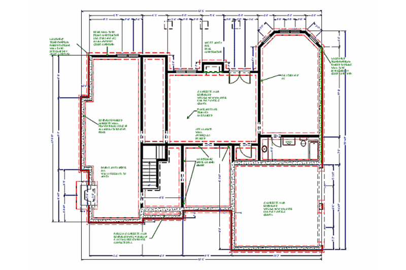 Home Plan - Floor Plan - Lower Floor for European House Plan #56-204 - 4 bed, 3.5 bath