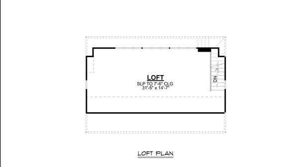 Cottage Floor Plan - Upper Floor Plan #1064-291