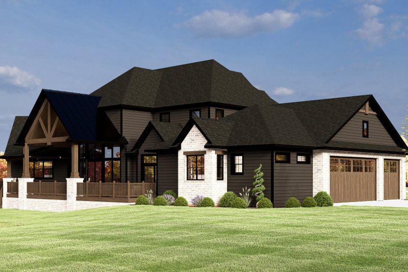 Home Plan - Exterior - Other Elevation 3 for Contemporary House Plan #1064-332 - 5 bed, 6 bath