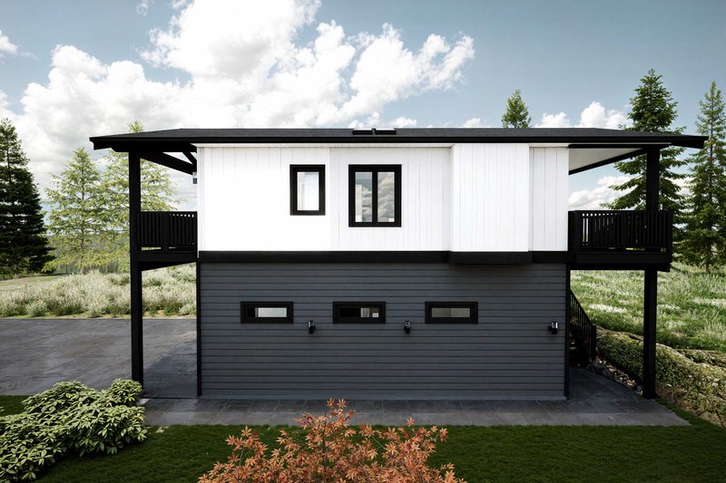Dream House Plan - Exterior - Other Elevation 1 for Country House Plan #1101-25 - 2 bed, 1 bath