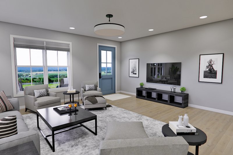 Dream House Plan - Interior - Family Room 1 for Farmhouse House Plan #51-1280 - 4 bed, 3.5 bath