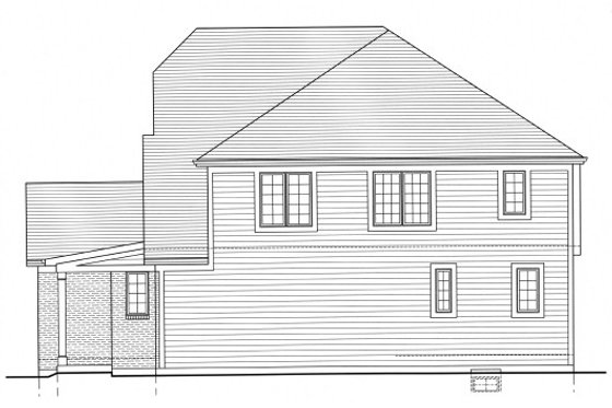Exterior - Other Elevation 1 for Cottage House Plan #46-505 - 4 bed, 2.5 bath