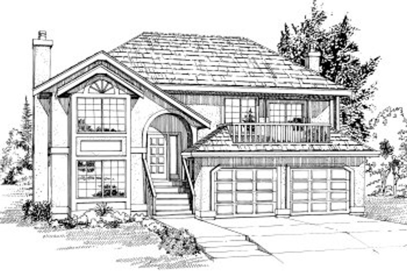 Traditional Style House Plan - 3 Beds 2 Baths 1834 Sq/Ft Plan #47-553