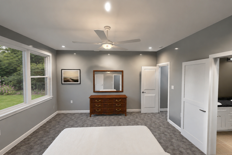 Architectural House Design - Interior - Master Bedroom 1 for Country House Plan #1060-498 - 3 bed, 2 bath