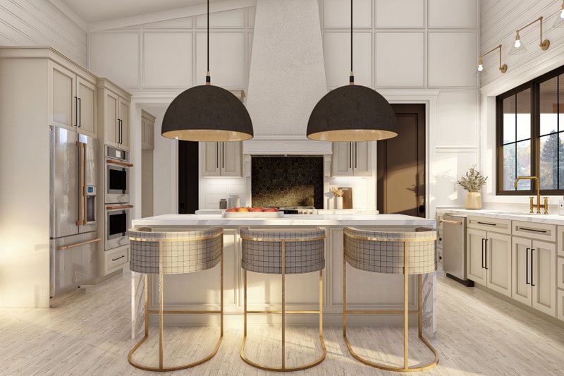 House Design - Interior - Kitchen for Barndominium House Plan #455-252 - 2 bed, 2 bath