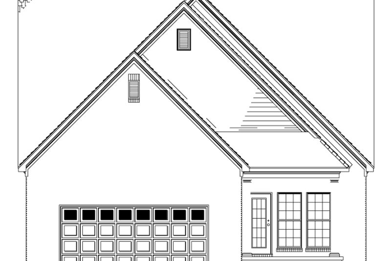 House Plan Design - Exterior - Rear Elevation for Traditional House Plan #17-3319 - 4 bed, 3 bath