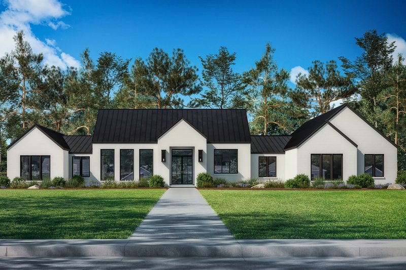 House Design - Exterior - Front Elevation 3 for Farmhouse House Plan #430-352 - 3 bed, 3.5 bath