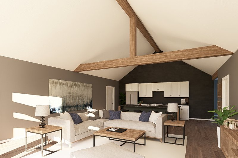 Architectural House Design - Interior - Family Room 2 for Ranch House Plan #1064-440 - 3 bed, 3.5 bath