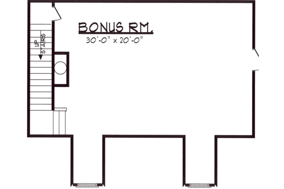 Floor Plan - Other Floor for Traditional House Plan #62-123 - 4 bed, 3 bath
