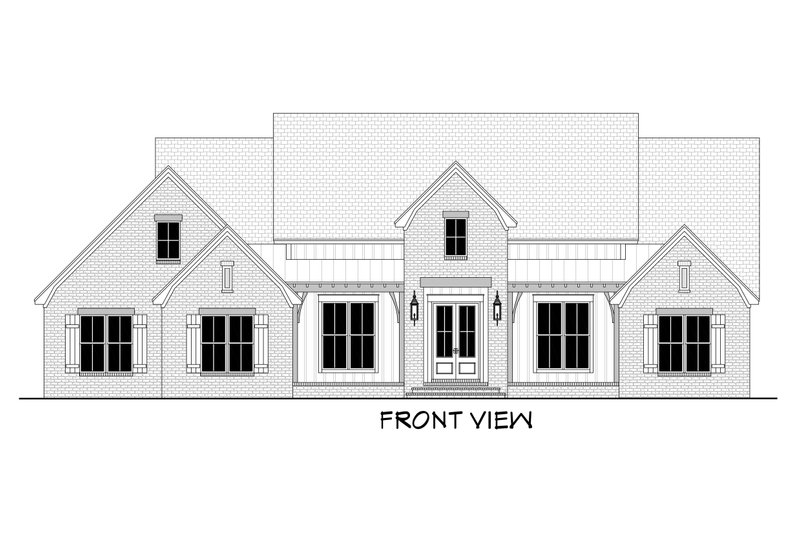 Architectural House Design - Exterior - Other Elevation for Farmhouse House Plan #430-199 - 4 bed, 3.5 bath
