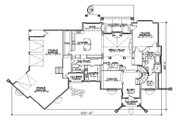 European Style House Plan - 6 Beds 6.5 Baths 4914 Sq/Ft Plan #5-442 