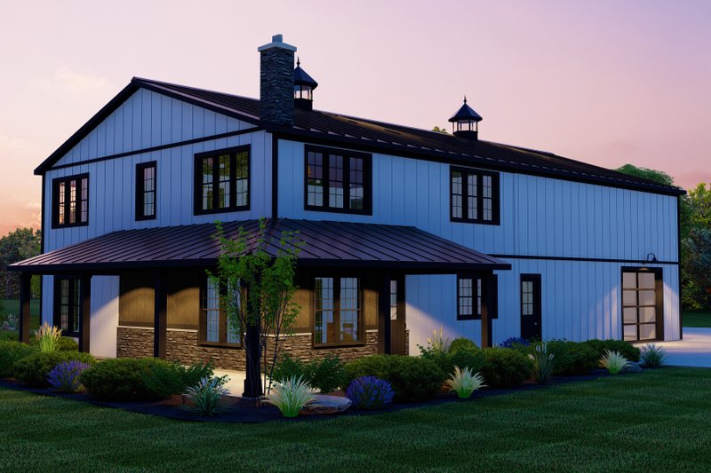 Dream House Plan - Exterior - Other Elevation 3 for Barndominium House Plan #1064-220 - 3 bed, 2.5 bath