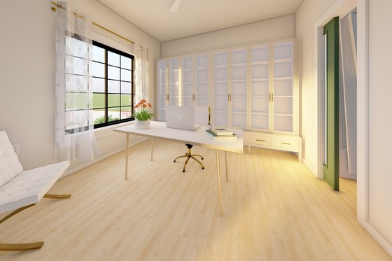 Interior - Bedroom for Farmhouse House Plan #126-258 - 2 bed, 2 bath