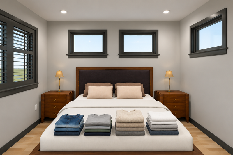 Architectural House Design - Interior - Bedroom 1 for Mediterranean House Plan #1060-494 - 1 bed, 2 bath
