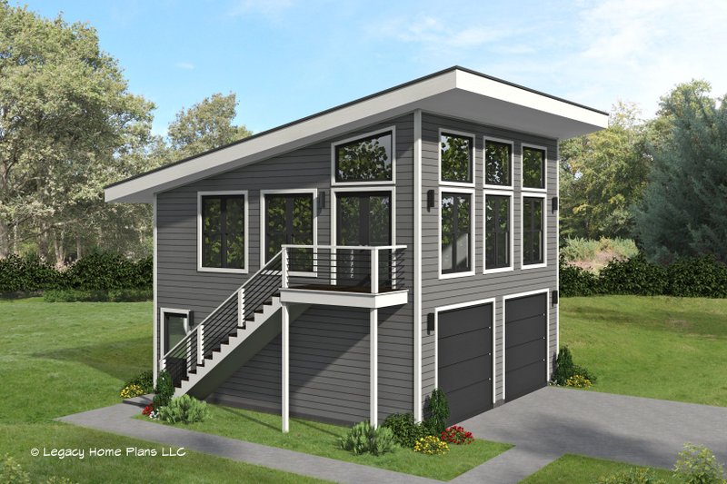 Dream House Plan - Contemporary Exterior - Front Elevation Plan #932-688