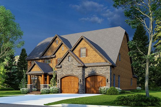 Exterior - Other Elevation for Craftsman House Plan #923-230 - 3 bed, 3.5 bath