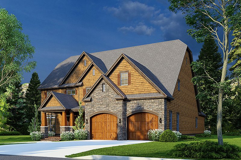 House Blueprint - Exterior - Other Elevation for Craftsman House Plan #923-230 - 3 bed, 3.5 bath