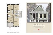 Cottage Style House Plan - 3 Beds 2 Baths 1025 Sq/Ft Plan #536-3 