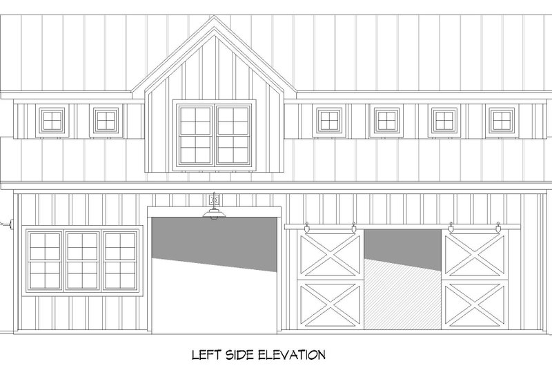 Dream House Plan - Exterior - Other Elevation for Country House Plan #932-355, 1 bath
