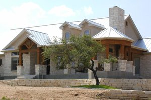 Country Exterior - Front Elevation Plan #80-119