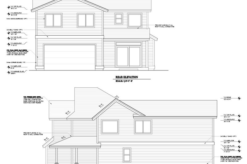 Home Plan - Exterior - Other Elevation 1 for Craftsman House Plan #53-742 - 4 bed, 2.5 bath