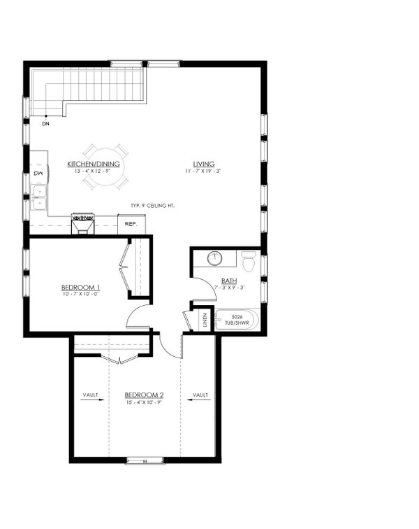 Home Plan - Farmhouse Floor Plan - Upper Floor Plan #1114-52