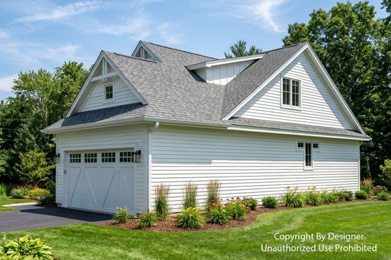 Exterior - Front Elevation 5 for Farmhouse House Plan #51-1527 - 3 bed, 2.5 bath