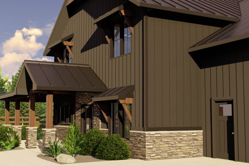 House Design - Exterior - Other Elevation 1 for Barndominium House Plan #1064-110 - 3 bed, 2.5 bath